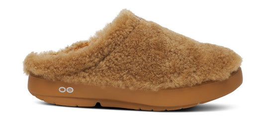 Women's OOcoozie Sherpa Mule - Cafe Spice