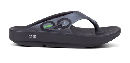 ★OOFOS★ OOAHH SPORT MATTE Elegant Sports Black Matte Men's OOahh Matte Black Sport Flex Sandal – OOFOS